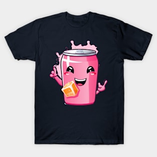 Soft drink cute T-Shirt cute giril T-Shirt